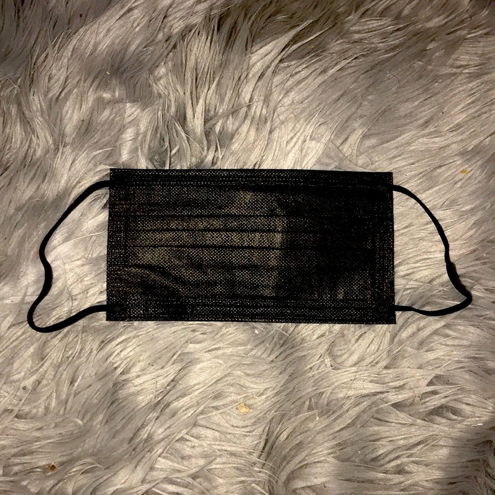 🖤 Face Masks 50 box 3ply layer/Black